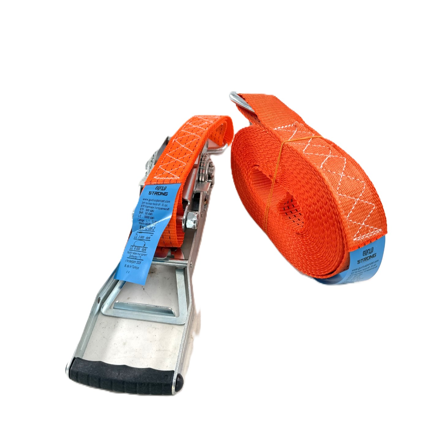 SPANZET ERGO EMNİYET KEMERLİ 5 TON 48MM*10MT TURUNCU 